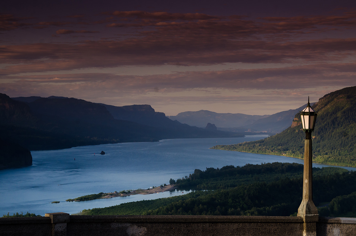 View of the Columbia River Gorge