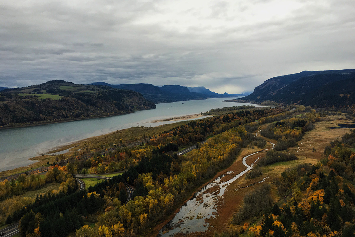 Waterways in the Columbia River Gorge